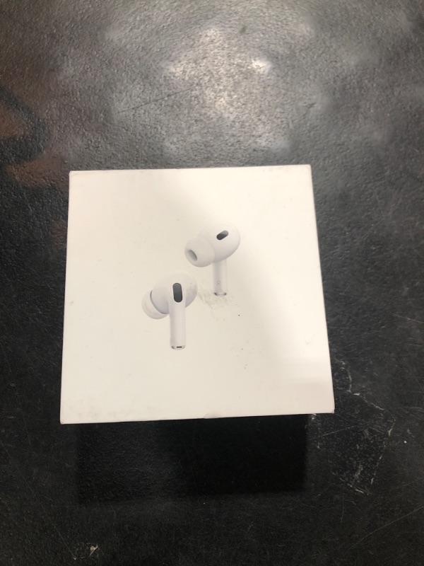 Photo 2 of Apple AirPods Pro (2nd Generation) Wireless Ear Buds with USB-C Charging, Up to 2X More Active Noise Cancelling Bluetooth Headphones, Transparency Mode, Adaptive Audio, Personalized Spatial Audio USB-C Without AppleCare+