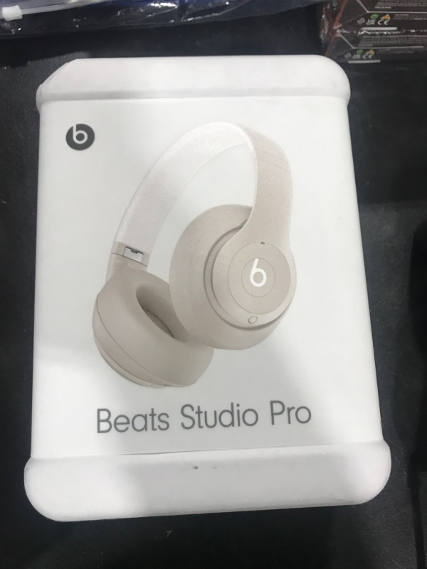 Photo 2 of Beats Studio Pro - Wireless Bluetooth Noise Cancelling Headphones - Personalized Spatial Audio, USB-C Lossless Audio, Apple & Android Compatibility, Up to 40 Hours Battery Life - Sandstone