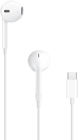 Photo 1 of Apple EarPods Headphones with USB-C Plug, Wired Ear Buds with Built-in Remote to Control Music, Phone Calls, and Volume