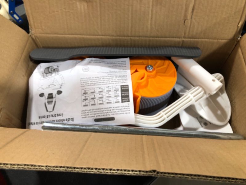 Photo 1 of Automatic Rebound Abdominal Wheel Kit with Elbow Support and Timer, 2023 New Auto Rebound Ab Roller Wheel, Ab Wheel Roller for Core Workout, Abb Rollers Abs Exercise Equipment