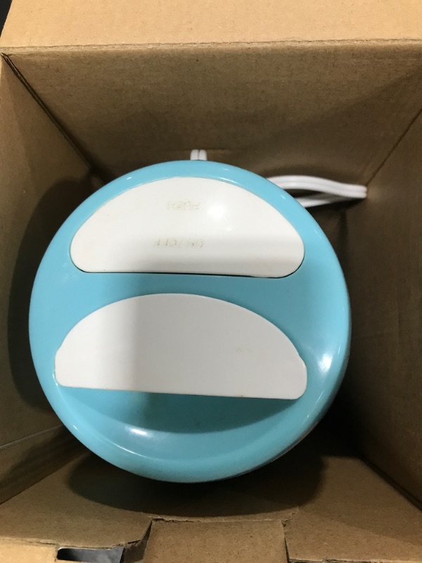 Photo 1 of Nostalgia Coca-Cola Snow Cone Shaved Ice Machine - Retro Table-Top Slushie Machine - Includes 1 Reusable Plastic Cup and Ice Mold, Coke Blue Peace and Harmony Ice Shaver