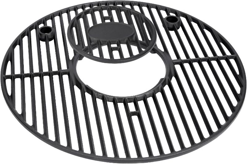 Photo 1 of QuliMetal 19.5" Cast Iron Round Grill Grate Grid for Akorn Kamado Ceramic Grill, Pit Boss K24, Louisiana Grills K24, Char-Griller 16620, Grill grates Replacement for Akorn Kamado
