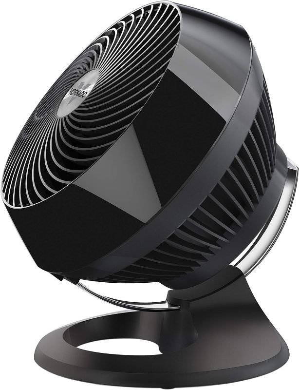 Photo 1 of Vornado 660 Large Whole Room Air Circulator Fan for Home, 4 Speeds and 90-Degree Adjustable Tilt, Removable Grill, 10 Inch, Moves Air 100 Feet, Floor Fan for Bedroom, Office, Black
