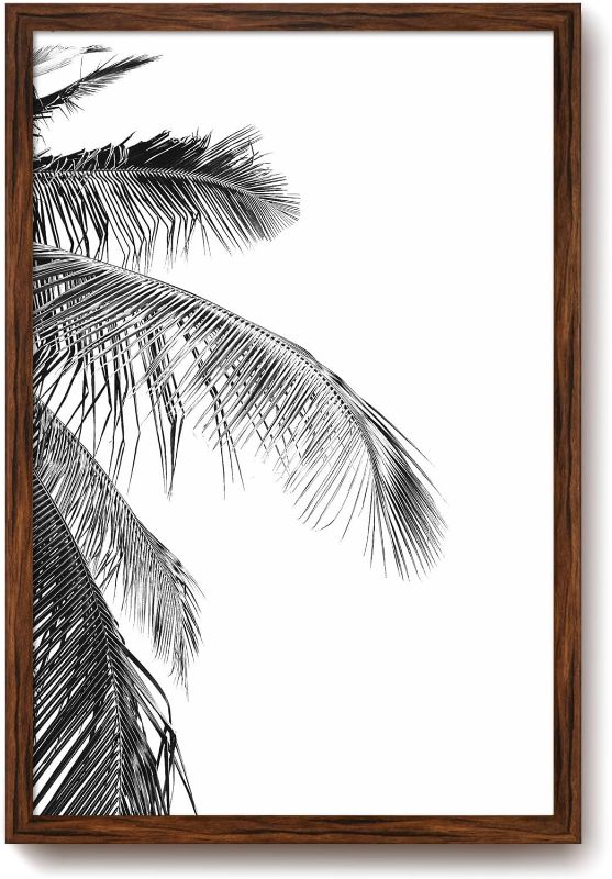 Photo 1 of 16x24 Frame - Single Frame, Rustic Walnut 16x24 Poster Frame, 16 x 24 Poster Frame for Artwork, Puzzles, Photos and Movie Posters
