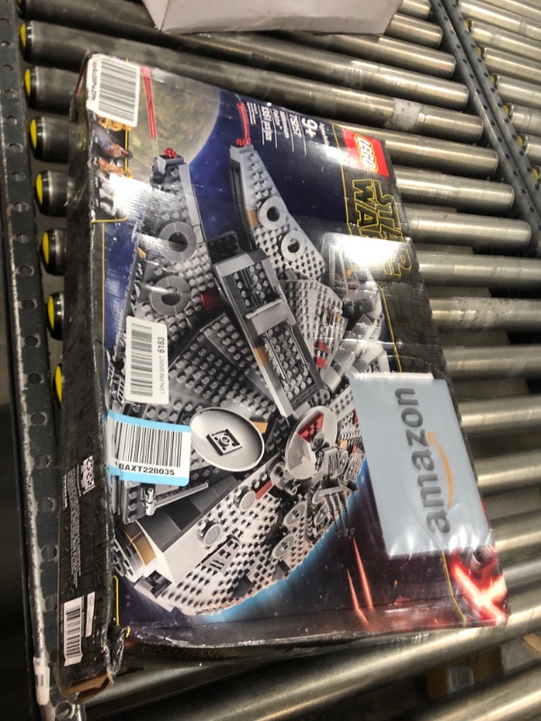 Photo 2 of LEGO Star Wars Millennium Falcon 75257 Building Set - Starship Model with Finn, Chewbacca, Lando Calrissian, Boolio, C-3PO, R2-D2, and D-O Minifigures, The Rise of Skywalker Movie Collection Multi