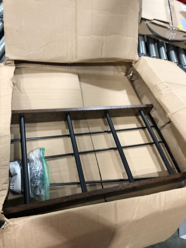 Photo 1 of MAWEW Pot Rack Hanging,Pot Hanger,Hanging Pot Rack Ceiling Mount,Vintage Pot Hangers for Kitchen Ceiling,The Terfect Combination of Iron and Wood Pot Hanger,Measures 24 x 13 x 2.4 Inches.?Black?