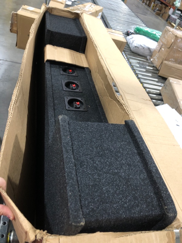 Photo 2 of Atrend Accu-Tuned 6.50” Crew Vented Subwoofer Enclosure for 2019 & UP Ram Crew Cab - Premium Carpet Finish, OEM-Fit Design & Aliphatic Wood Glue Seal