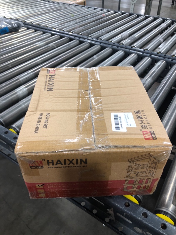 Photo 1 of Shoe Organizer Rack for Small Spaces 5 Tier Plastic Vertical Narrow Shelves for Closet Black Shoe Holder, Stand for Entryway Storage Boots Organizer Stackable Cabinet Black 5 Tier