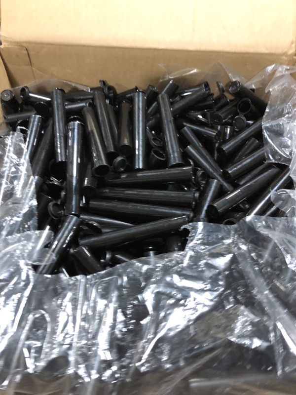 Photo 2 of 116mm Black Tubes- Pop Top Vials - 1000 Count