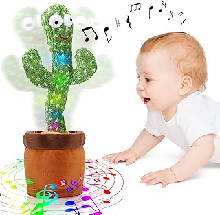 Photo 1 of Talking Cactus Mimicking Toy,Cactus Baby Toy That Repeat What You Say Singing Dancing,Funny Plush Toy Gifts for Babies Boys Girls Kids
