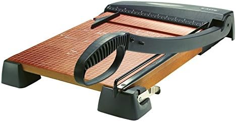 Photo 1 of X-ACTO 26315 Heavy-Duty Wood Base Guillotine Trimmer, 15 Sheets, 12-Inch x 15-Inch