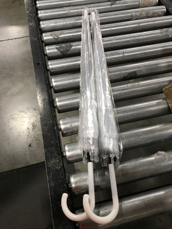 Photo 1 of 2 PACK CLEAR UMBRELLAS