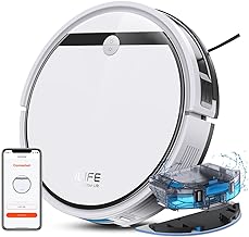 Photo 1 of ILIFE Robot Vacuum and Mop Combo, V3s Pro Upgraded, Compatible with 2.4GHz WiFi/Alexa/Google, 120mins, 3000Pa, 2-in-1 Mopping Robotic Vacuum Cleaner, Path Route, for Pet Hair, Hard Floor, Carpet (V3x)
