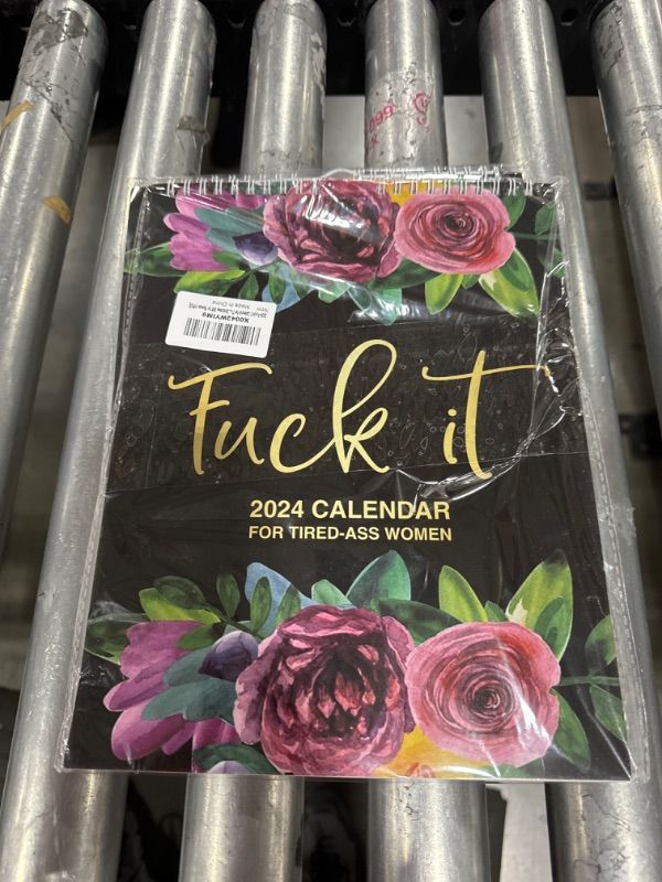 Photo 2 of 2024 Calendar for Tired-Ass Women | Tired Women Calendar | Fu-ck It Calendar, Hang with Ease, Funny Home Office Wall Calendar - Funny Monthly Calendar Gag Gift for Women 2 PACK 