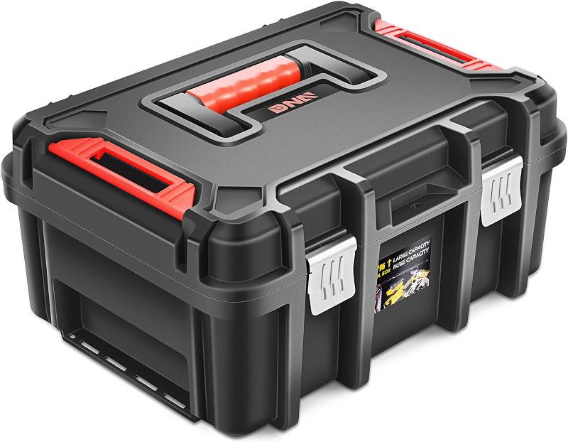 Photo 1 of ?DNA MOTORING Tool Box Lockable Organizer Storage Toolbox with Removable Tray for Workshop Garage & Household,Large Capacity,TOOLS-00309
