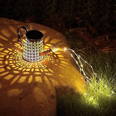 Photo 1 of B-Best Solar Lights Outdoor Garden Decorations,Watering Can Landscape Light Large Hanging Lantern ,Outside Waterproof Patio Decor Perfect Gardening Gift