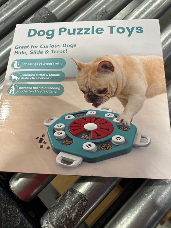 Photo 3 of Dog Puzzle Toys, Dog Enrichment Toys for IQ Training and Brain Stimulation, Interactive Mentally Stimulating Toys as Gifts for Puppies, Cats, Small, Medium, Large Dogs