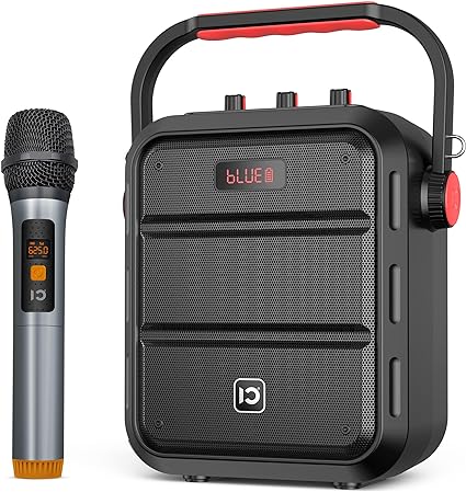 Photo 1 of Karaoke Machine for Adults, SHIDU UHF Wireless Microphone 4400 mAh Portable Bluetooth Speaker 5.0 with Shoulder Strap,HD Sound PA System REC, USB/TF Card,Christmas/Meeting/Adults/Kids,Outdoor,