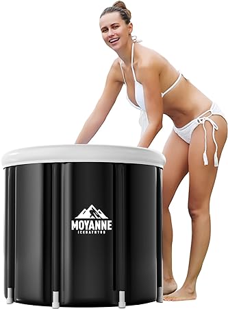 Photo 1 of Large Size ice bath cold plunge tub for athletes pod portable,Multiple Layered Portable Ice Pod for Recovery and Cold Water Therapy, Cold Plunge Tub for Outdoor, ice baths at home WHITE 