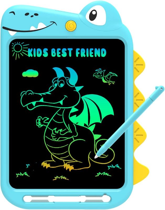 Photo 1 of Cartoon LCD Writing Tablet,10 inch Drawing Doodle Board with Colorful Screen, Erasable Reusable Graffiti Handwriting Tablet for 3-8 Y+ Boys Girls Gifts for Toddler Educational Learning Travel
