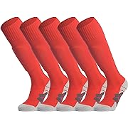 Photo 1 of APTESOL Knee High Soccer Socks (1/3/5 Pair) Team Sport Cushion Athletic Socks for Kids Youth Adult
