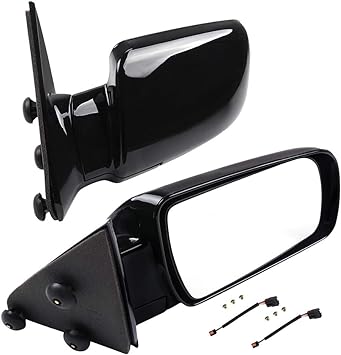 Photo 1 of SCITOO Side View Mirrors A Pair of Mirrors Fit Compatible with 1988-1999 for Chevy C1500 C2500 C3500 for Chevy K1500 K2500 K3500 1995-2000 for Chevy Tahoe Manual Folding 15036360