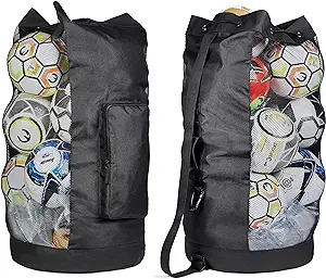Photo 1 of Fitdom 130L 36" Heavy Duty Extra Large Sports Gym Equipment Travel Duffle Bag W/Adjustable Shoulder Strap & 7 Compartments. Perfect for Soccer Baseball Basketball Hockey Football, Team Coaches & More