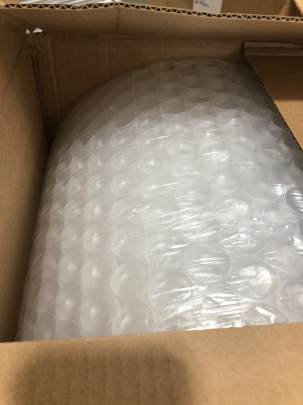 Photo 2 of Duck Max Strength Bubble Cushioning Wrap for Moving & Shipping, 60 FT Large Bubble Packing Wrap, Heavy Duty Protection for Mailing & Packaging Boxes, Clear Bubble Roll Supplies Perforated Every 12 IN 12 in. x 60 ft.