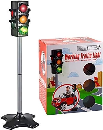 Photo 1 of Children Traffic Light Kids Traffic Lamp Toy Stoplight Traffic & Crosswalk Signal with Light & Sound - 4 Sided, Over 2 Feet Tall (A)