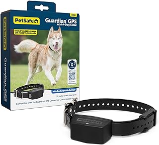 Photo 1 of PetSafe Guardian GPS Add-A-Dog Collar - Add-On Dog Collar for Guardian GPS Connected Customizable Fence Using the World’s Most Reliable GPS Fence Technology, Long Battery Life, Fits Dogs Over 10lb
