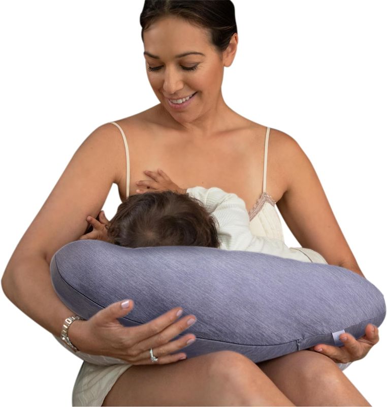 Photo 1 of Pharmedoc Nursing Pillow for Breastfeeding - Breast Feeding Pillows with Headrest and Adjustable Waist Straps - Removable Cover, Arabesque - Baby Essentials for Newborn - Full Support for Mom and Baby Headrest Arabesque