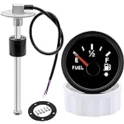 Photo 1 of Geloo Fuel Sending Unit with Fuel Gauge Kits 6" (150mm) Boat 316 Stainless Steel Fuel Level Sensor Fuel Water Tank Sender Gas Tank Sending Unit Boat Gauge for Boat Truck RV 240-33ohms
