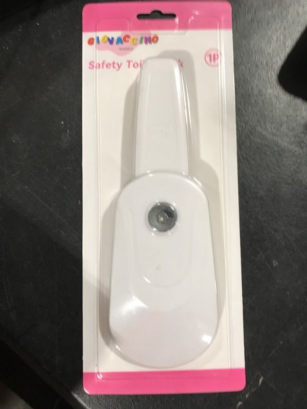 Photo 1 of Baby Proofing Toilet Lock, Child Safety Lockable Toilet Seat Covers New Modern Design 2023 Adhesive Anti-Slip Flat Tip Safe for Baby and Pets Toilet Seat Lid Lock for Home and Office