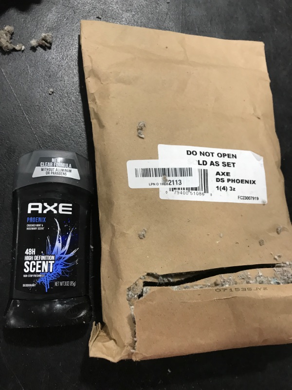 Photo 1 of AXE Phoenix Deodorant 48H Odor Protection Crushed Mint & Rosemary Aluminum Free Deodorant for Men 3oz 4 Count Phoenix Mint, Rosemary 3 Ounce (Pack of 4)