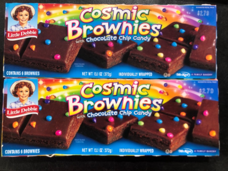 Photo 1 of 2 Pack Little Debbie Cosmic Brownies  EXP This Month Various Dates