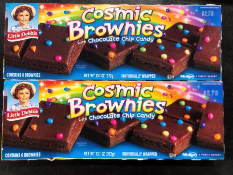 Photo 1 of 2 Pack Little Debbie Cosmic Brownies  EXP This Month Various Dates