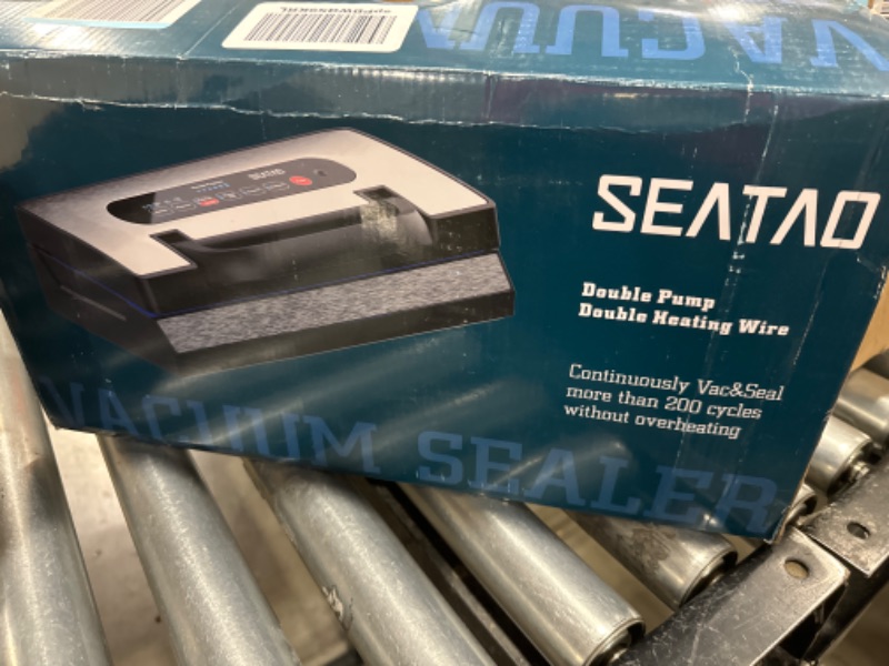 Photo 1 of SEATAO VH5188 Automatic Vacuum Sealer Machine, 90kPa Multifunction Commercial Vacuum Food & Glass Food Storage Containers Preserve Food Storage Containers with Lids