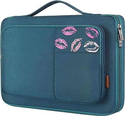 Photo 1 of DOMISO 15-15.6 Inch Laptop Sleeve Water Resistant Laptop Case Computer Carrying Bag Protective Notebook Case with Handle for 15.6'' Laptops/Acer/HP/Dell/Samsung/Asus Notebook,Blue
