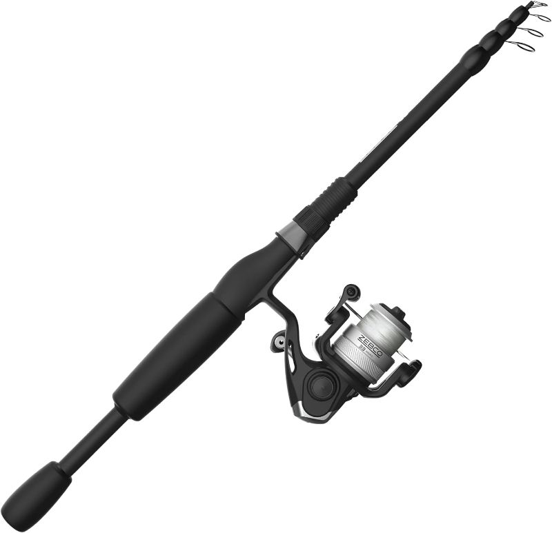 Photo 1 of Zebco 33 Spinning Reel and Telescopic Fishing Rod Combo
