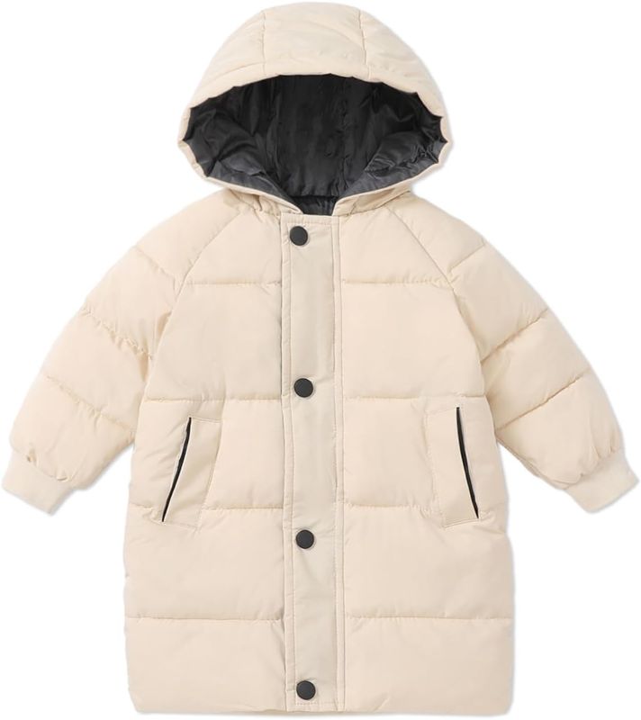 Photo 1 of PATPAT Girls Boys Kids Toddler Winter Coats Puffer Ski Jacket Canada Weather Gear For Girls Solid 8-9 YEARS