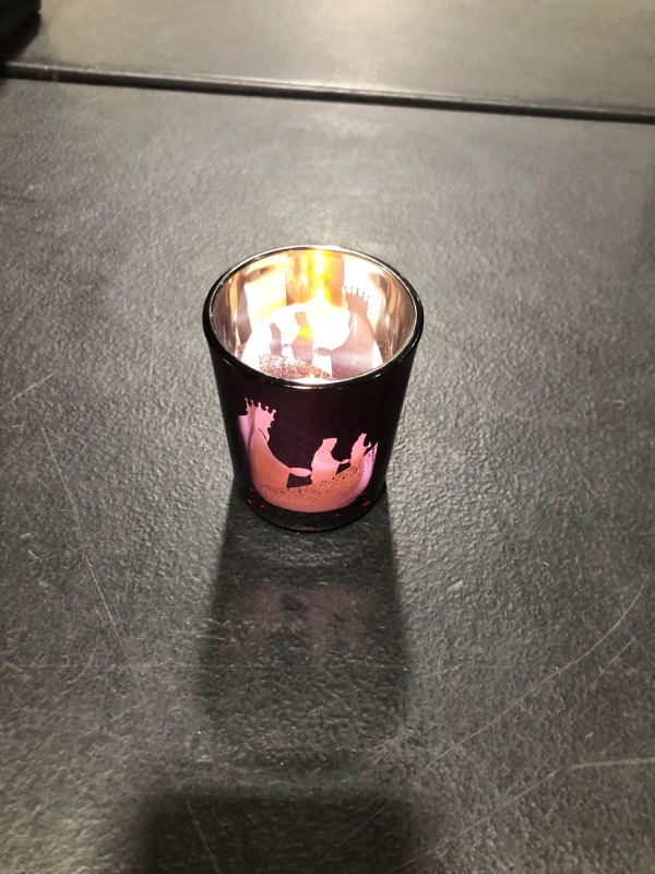 Photo 1 of 12 PCS FLAMELESS CANDLE HOLDERS PURPLE 