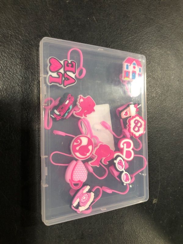 Photo 1 of 12 PCS BARBIE STRAW COVERS FOR STANLEY CUP 