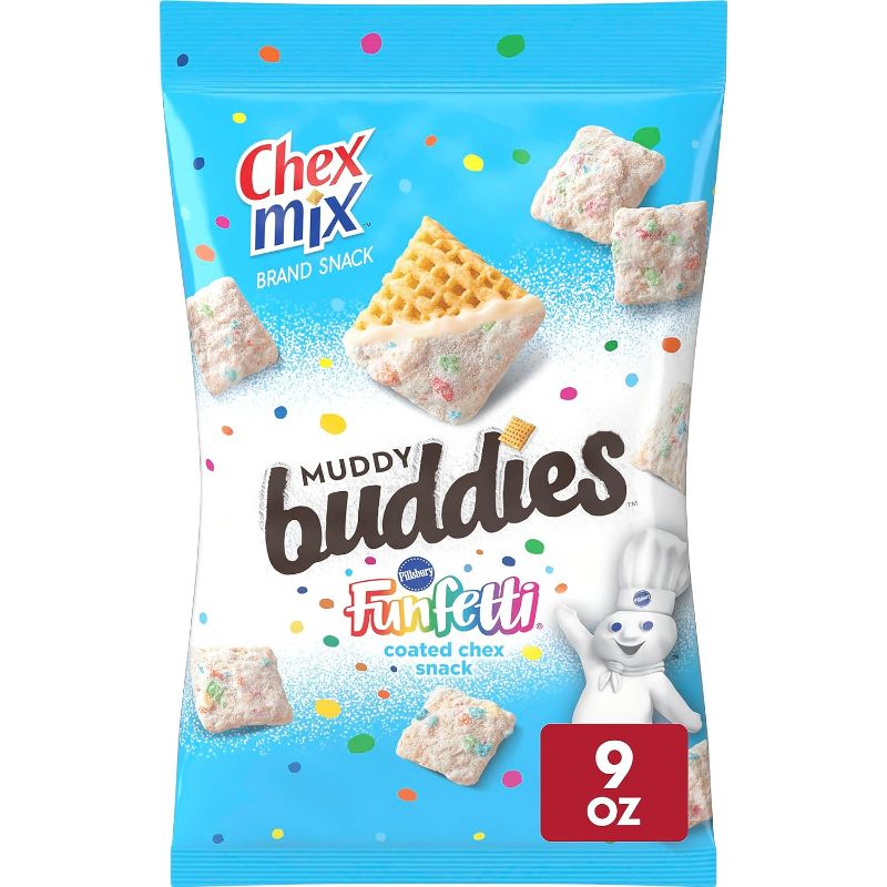 Photo 1 of 7 BAGS Chex Mix Muddy Buddies Funfetti Snack Mix, 9 oz EACH 
