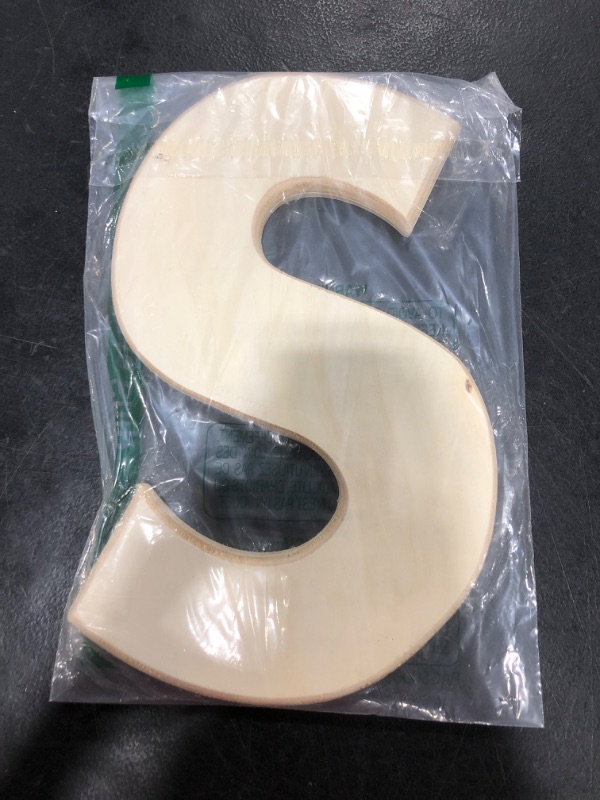 Photo 1 of WOODEN LETTER S