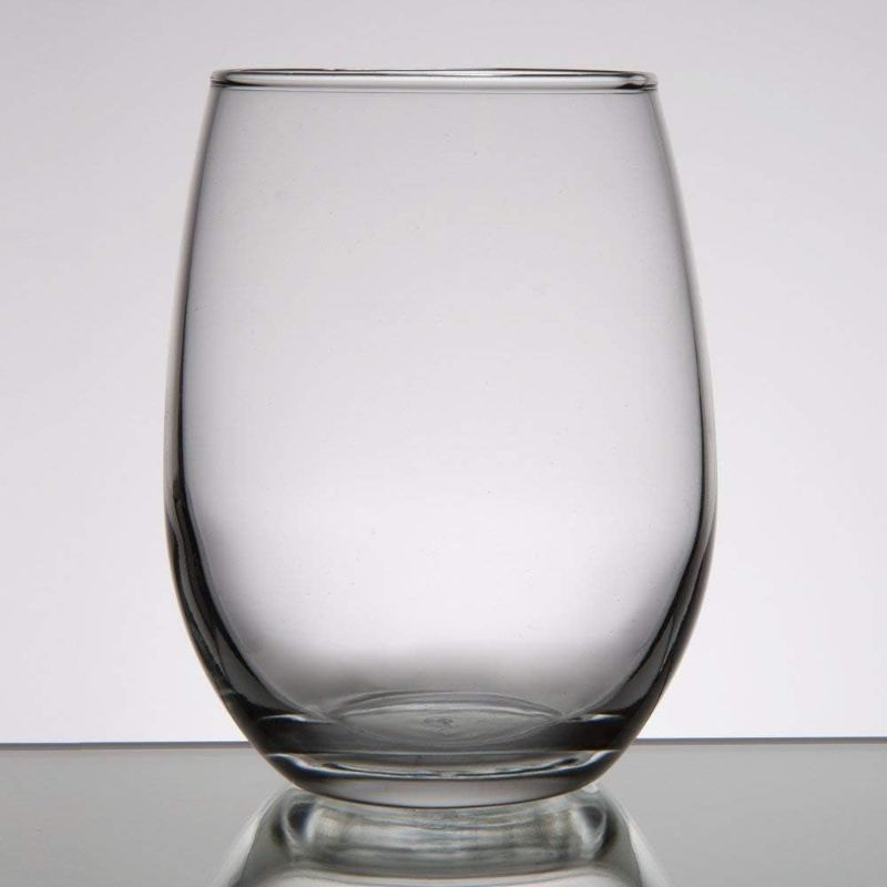 Photo 1 of Set of 6 Stemless 15 oz White Wine Glass