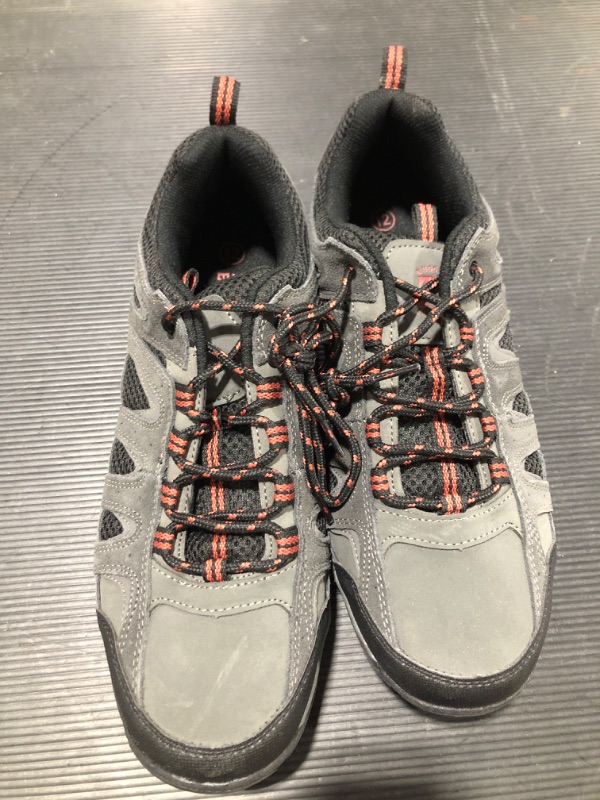 Photo 2 of Rugged Exposure Men’s Gray Lace Up Leather Hiking Shoes Size 12
