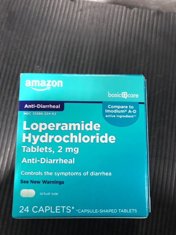 Photo 2 of Amazon Basic Care Loperamide Hydrochloride Tablets