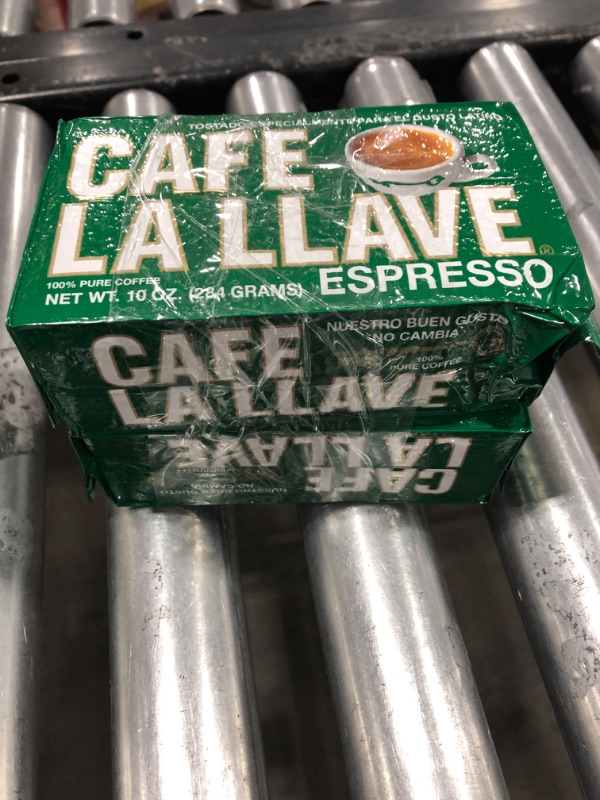 Photo 2 of 2 Pack Cafe La Llave Coffee, 100% Pure, Espresso - 10 oz