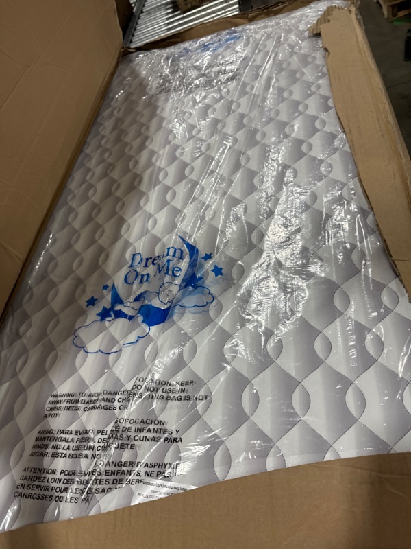 Photo 2 of 5" 88 Coil Crib and Toddler Mattress with Waterproof Cover - Greenguard Gold & JPMA Certified, 10 Year Warranty, Made in USA
