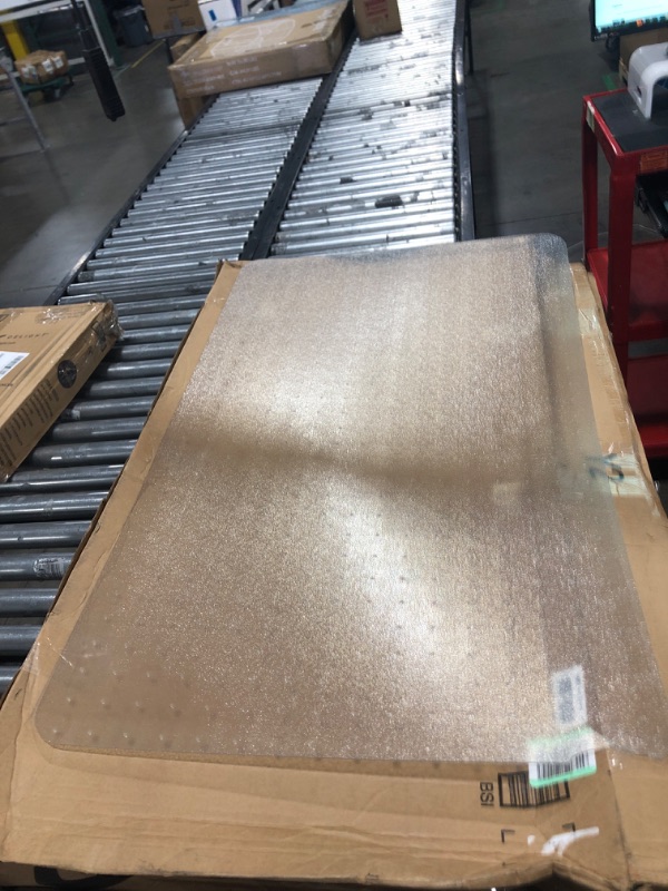 Photo 2 of Dimex 47.25"x 29" Clear Rectangle Office Chair Mat For Low Pile Carpet, Made In The USA, BPA And Phthalate Free, C532003G

